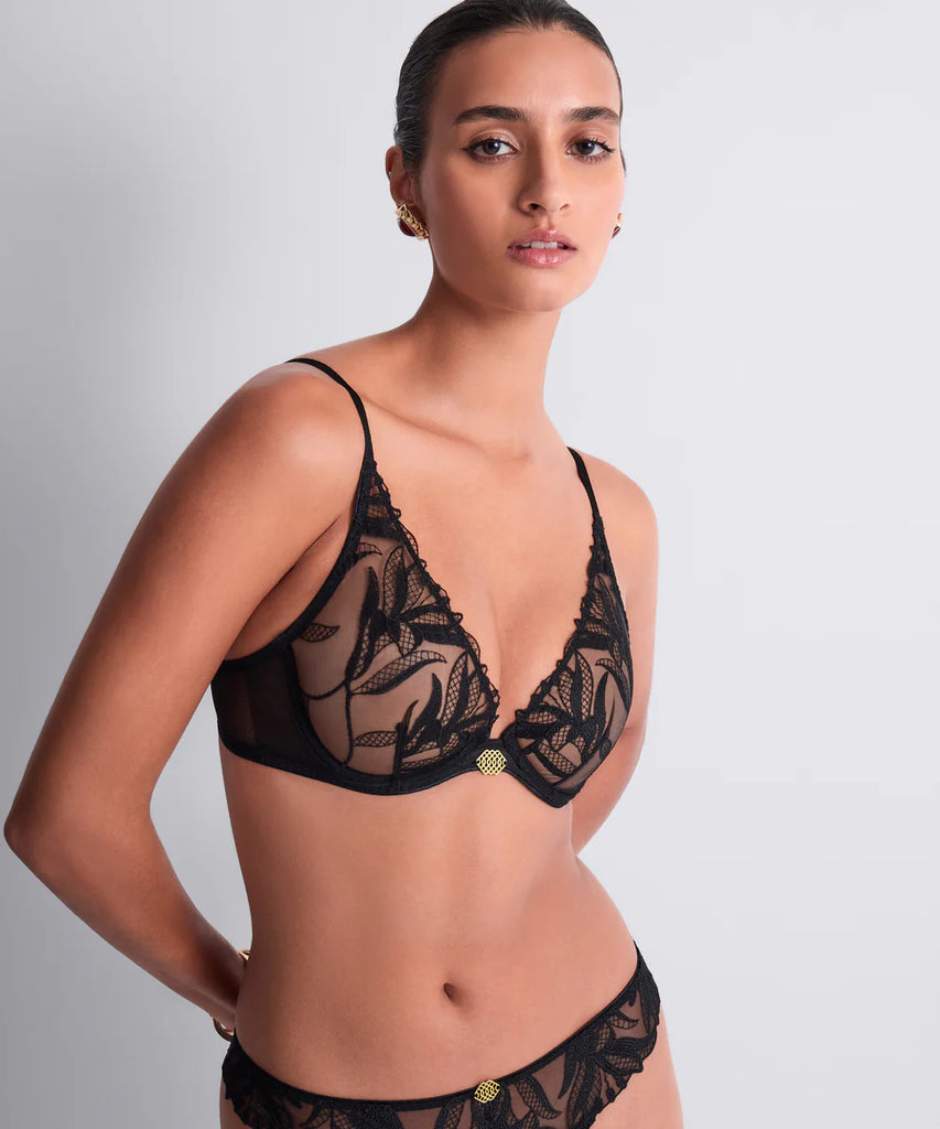 SWEET EUPHORIA Triangle Bra in Black