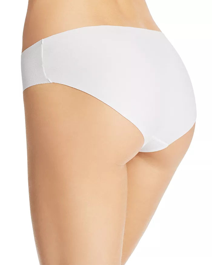 INVISIBLE Cotton Hi Cut Brief in White