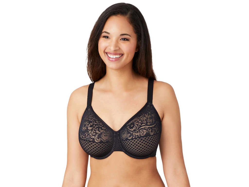 VISUAL EFFECTS Minimizer Bra in Black