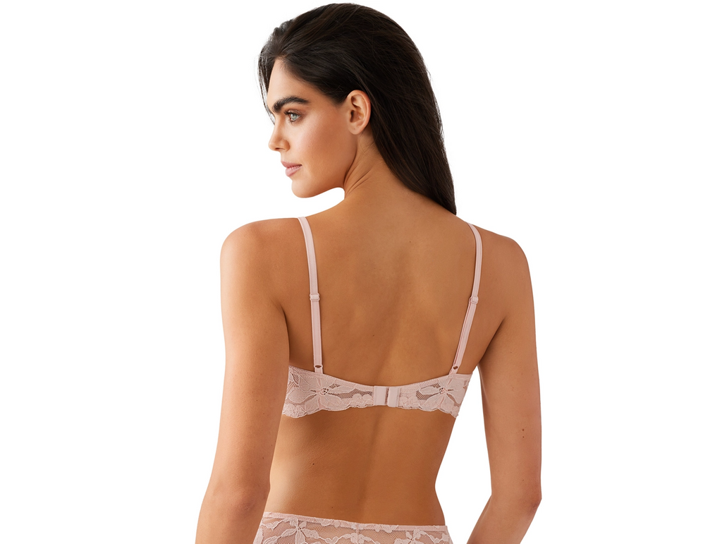 FEELING FAMOUS Push-Up Wireless Bra in Rose Smoke