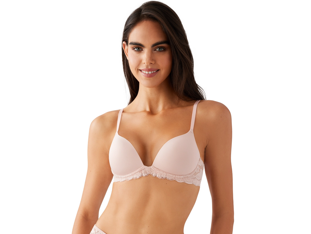 FEELING FAMOUS Push-Up Wireless Bra in Rose Smoke