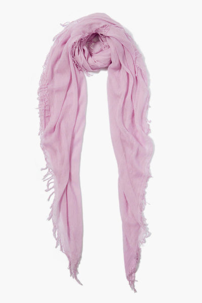 Cashmere & Silk Scarf in Pastel Lavender