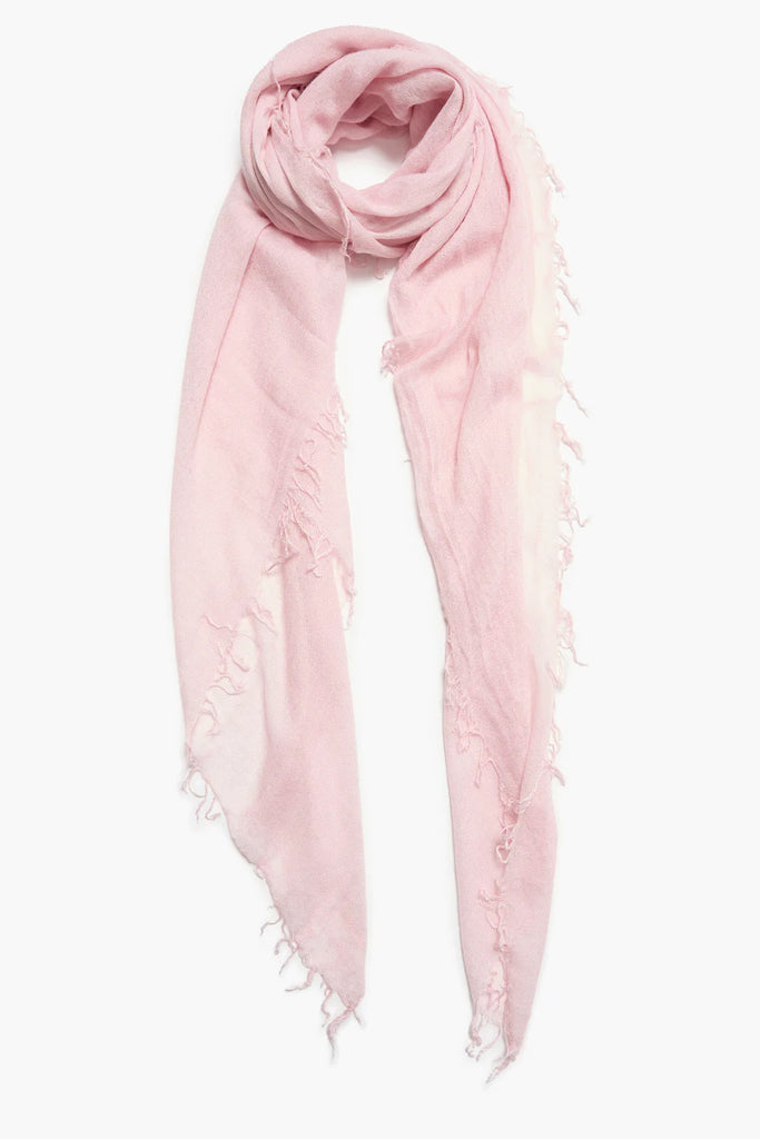 Cashmere & Silk Scarf in Rose Water