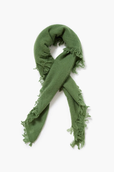 Cashmere Micro Scarf in Green