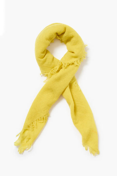 Cashmere Micro Scarf in Warm Olive