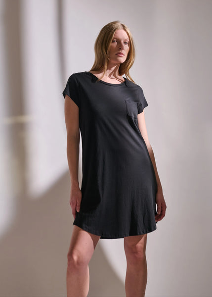 CARISSA Sleep Shirt in Black