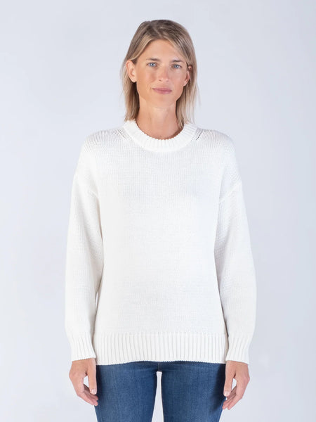 BLOCK Pullover in Ivory