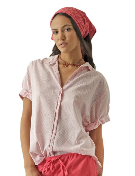 CHANNING Short Sleeve Shirt in Fruit Stripe