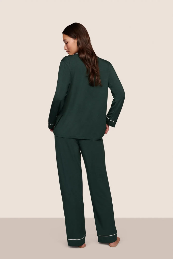 GISELE Long PJ Set in Pine