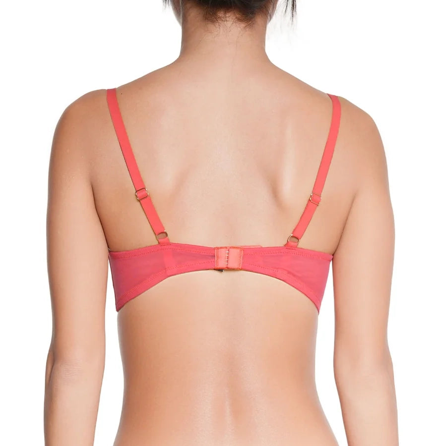 PRESTIGE Silk & Lace Demi in Bonbon Rose