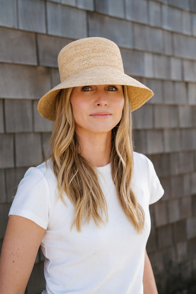 MONTECITO Raffia Bucket Hat