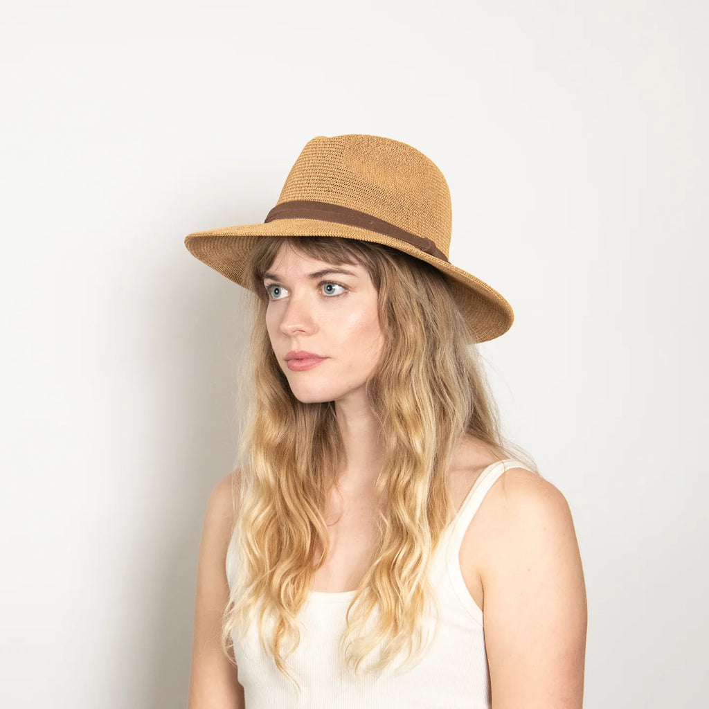 SEDONA Straw Hat in Camel
