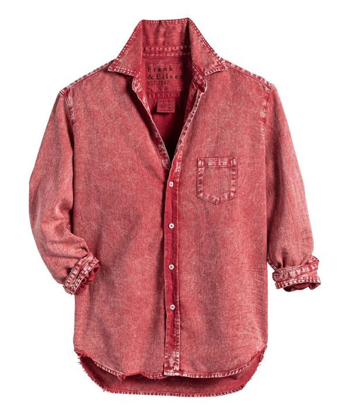 EILEEN Famous Denim Shirt in Mineral Red