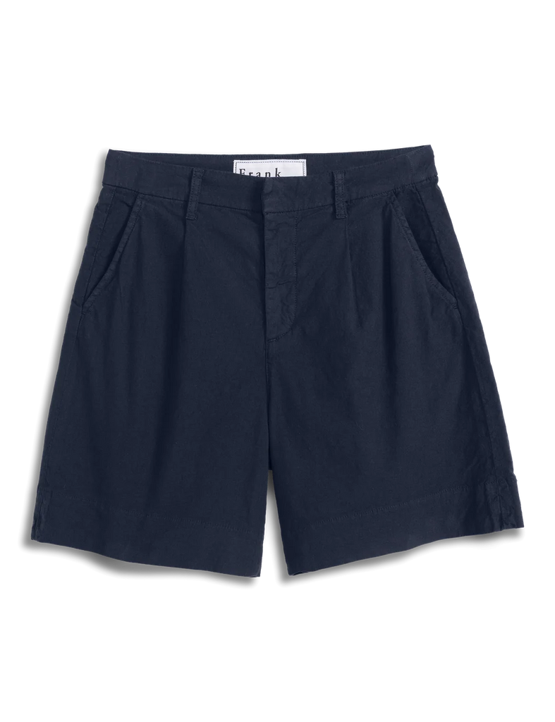 WATERFORD (7.5") Performance Linen Golf Shorts in Classic Navy
