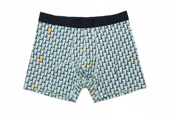 DROPTEMP Cooling Cotton Boxer Brief w/ Fly in Grab a Beer