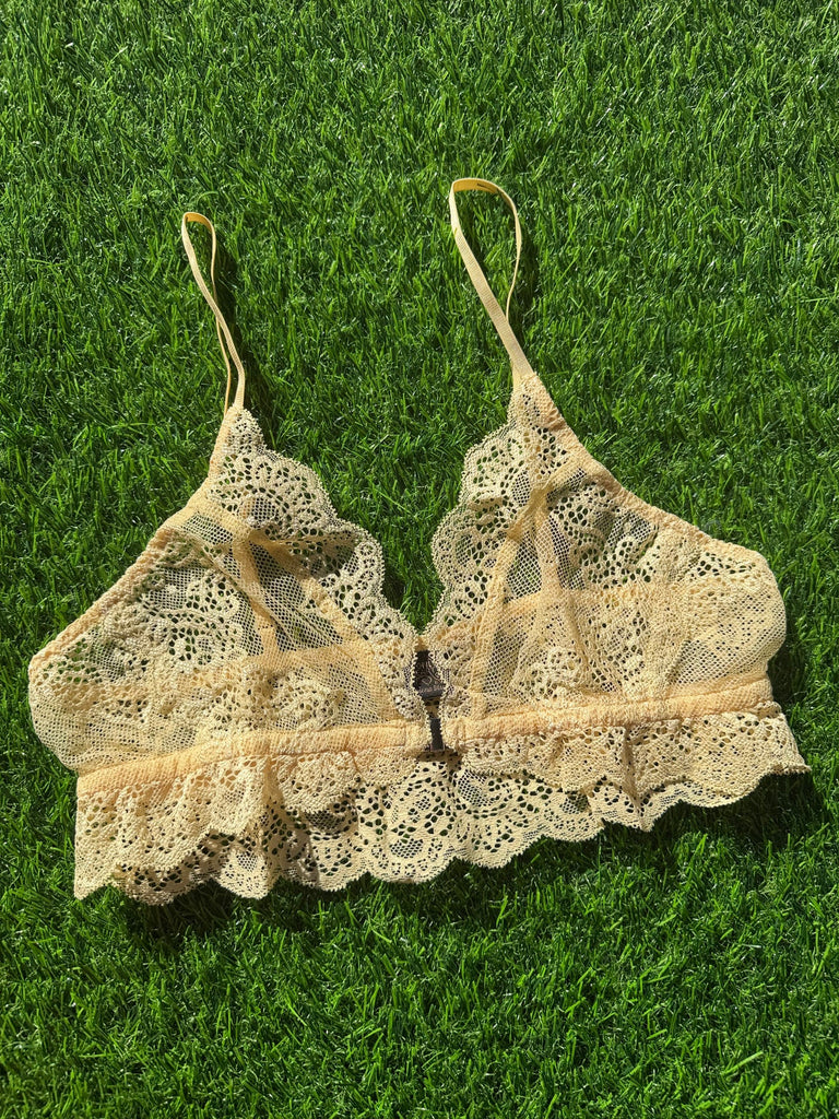 SO FINE Lace Bralette in Buttercup