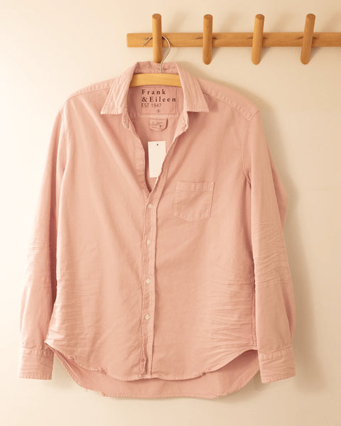 EILEEN Famous Denim Shirt in Pink Dip Dye