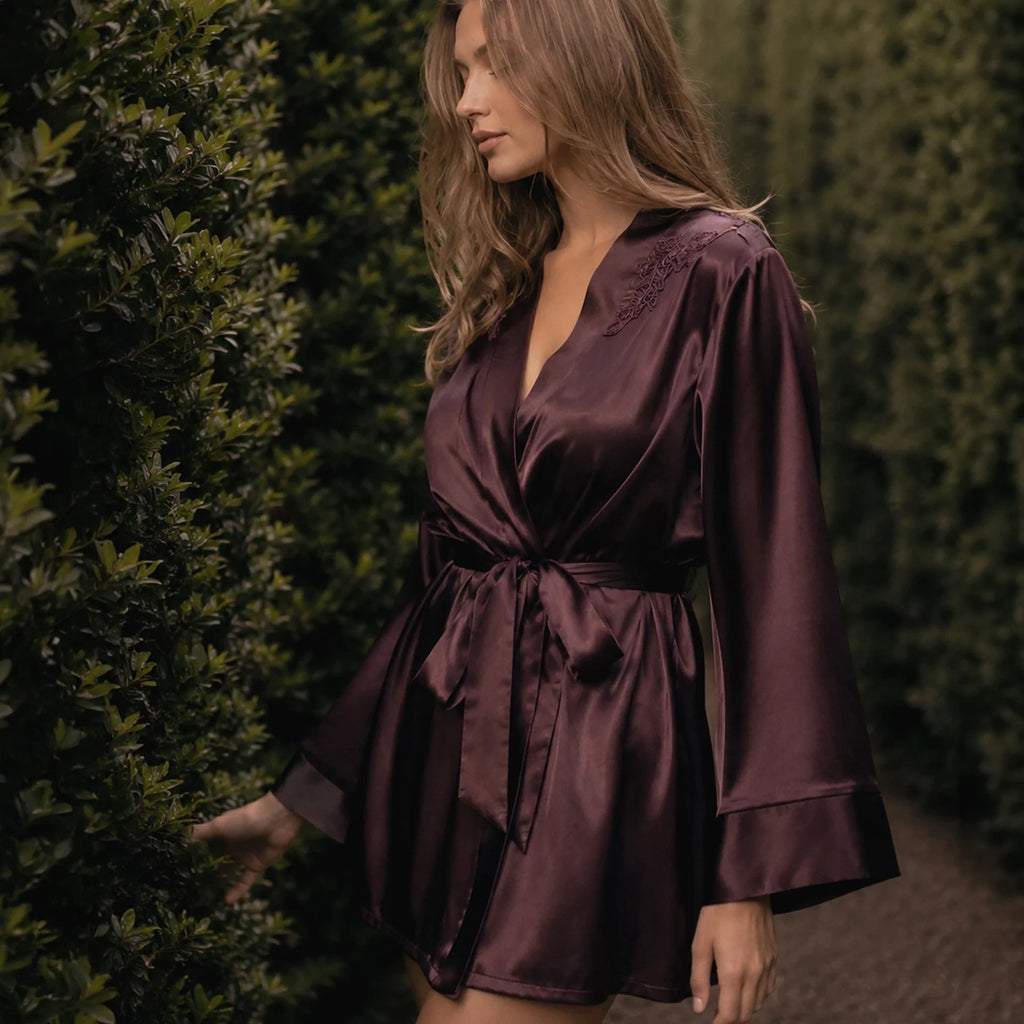 MADDIE Robe in Chocolate