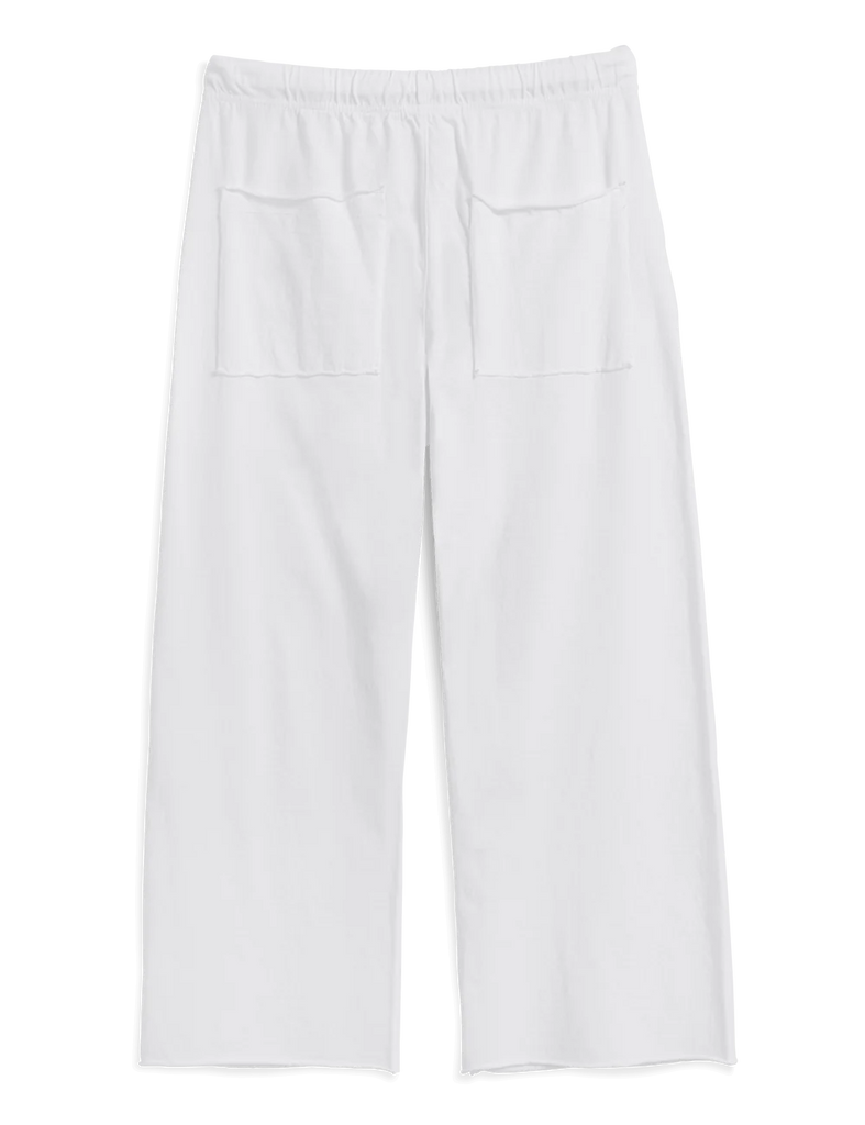 PENNY Patch Pocket Jersey Pants in White
