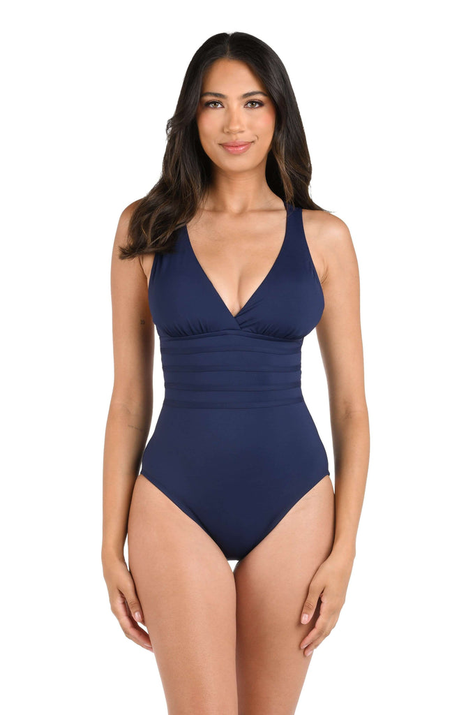 ISLAND GODDESS Multi Strap Cross-Back Mio in Indigo