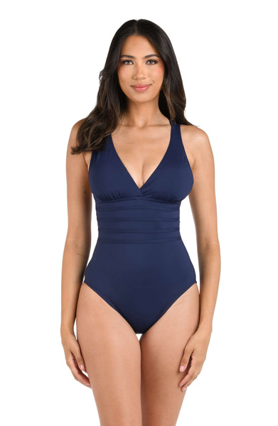ISLAND GODDESS Multi Strap Cross-Back Mio in Indigo