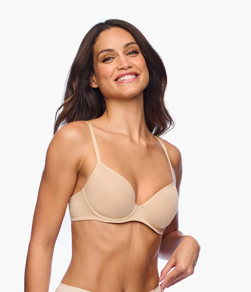LISCIANTE T-Shirt Bra in Sabbia