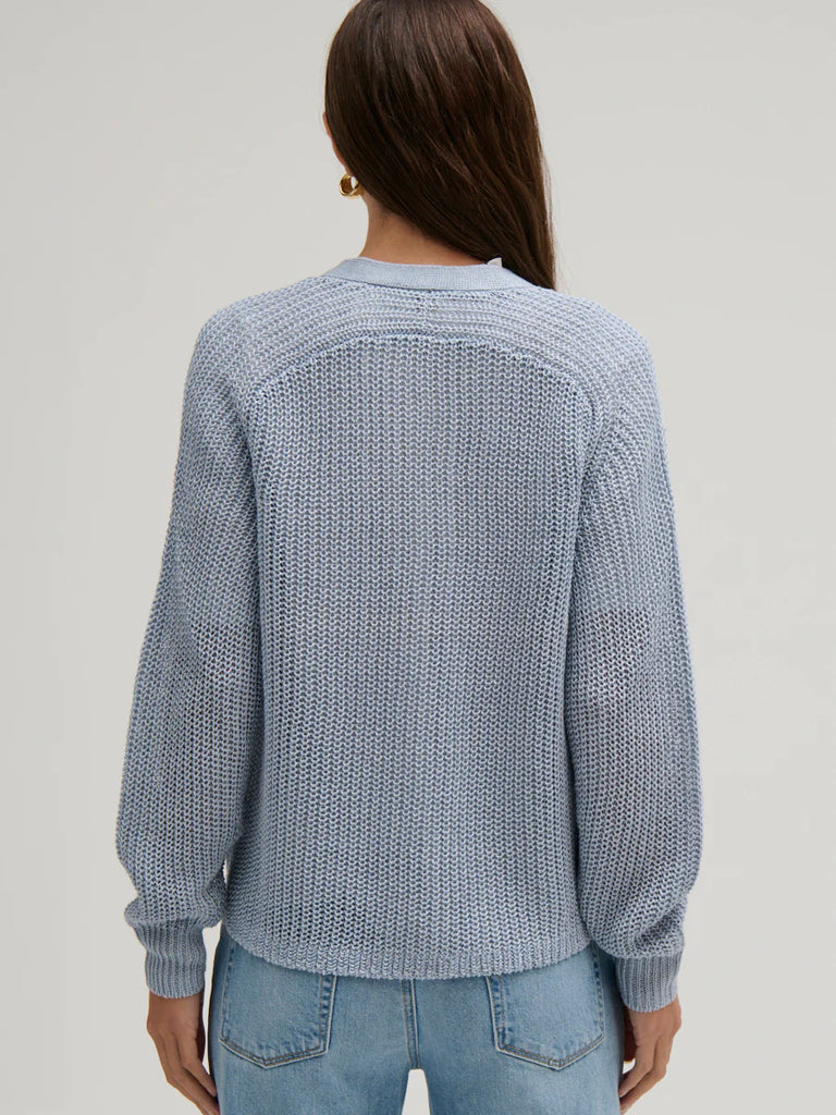BEACH Cardigan in River