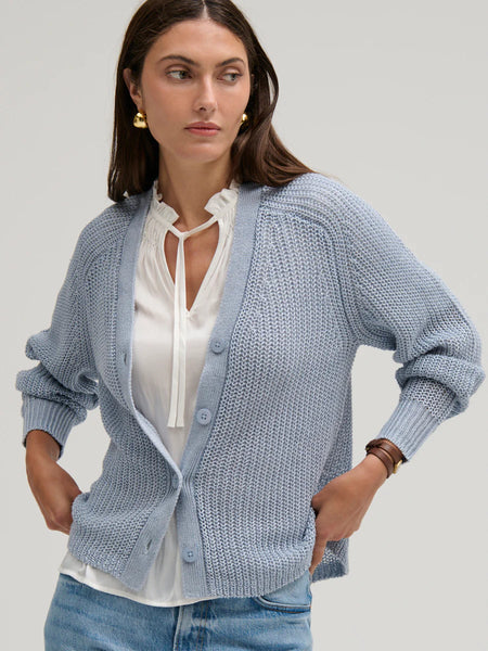 BEACH Cardigan in River