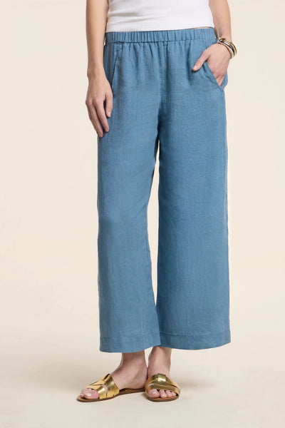 LOLA Linen Pants in Hailstone