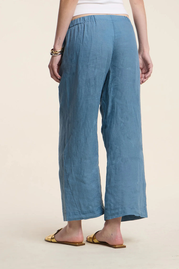 LOLA Linen Pants in Hailstone