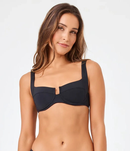 CAMELLIA & CAMACHO Classic Bikini in Black