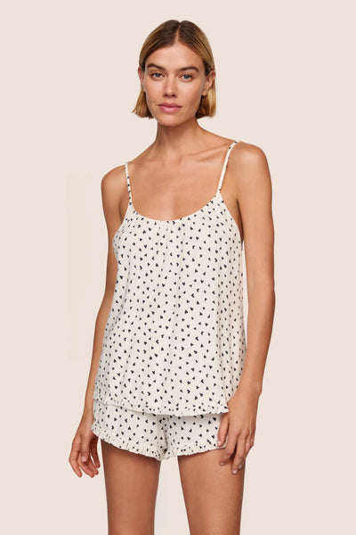 GISELE Cami & Short Set in Heart to Heart Black