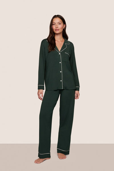GISELE Long PJ Set in Pine