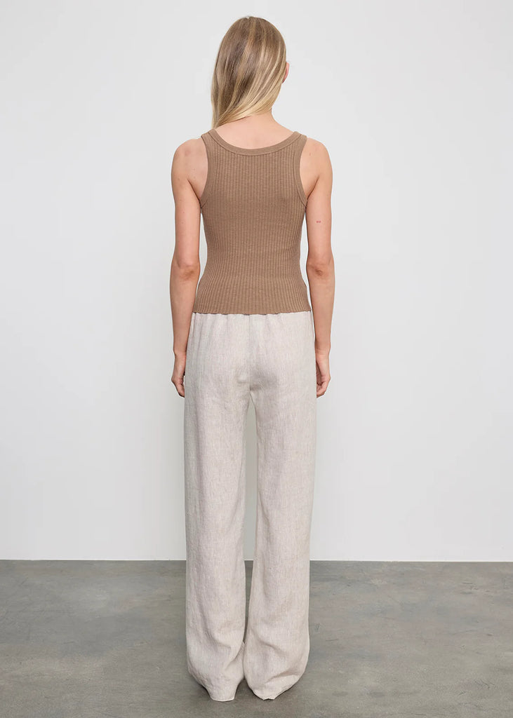 Linen Everywhere Pants in Jute Heather