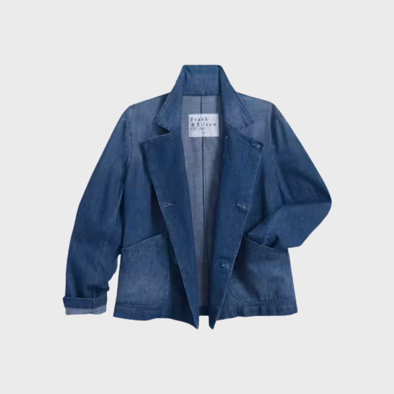 MINI BELFAST Denim Crop Peacoat in 1984
