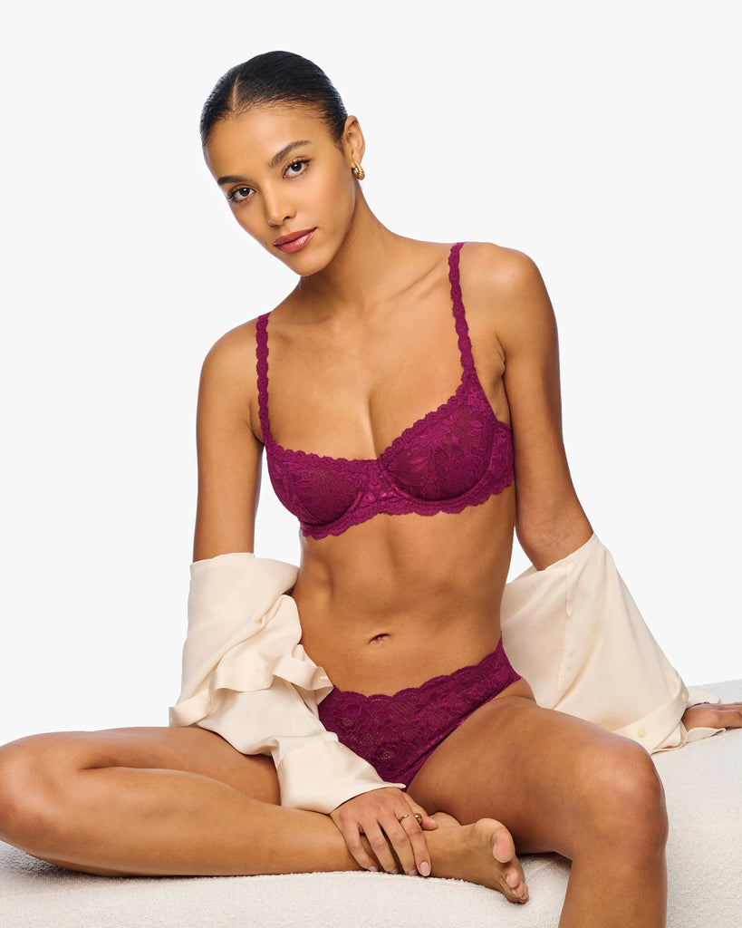 Balconette Lace Bra in Gelso