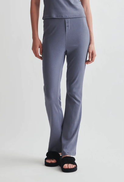PALOMA Pointelle Pants in Blue Stone