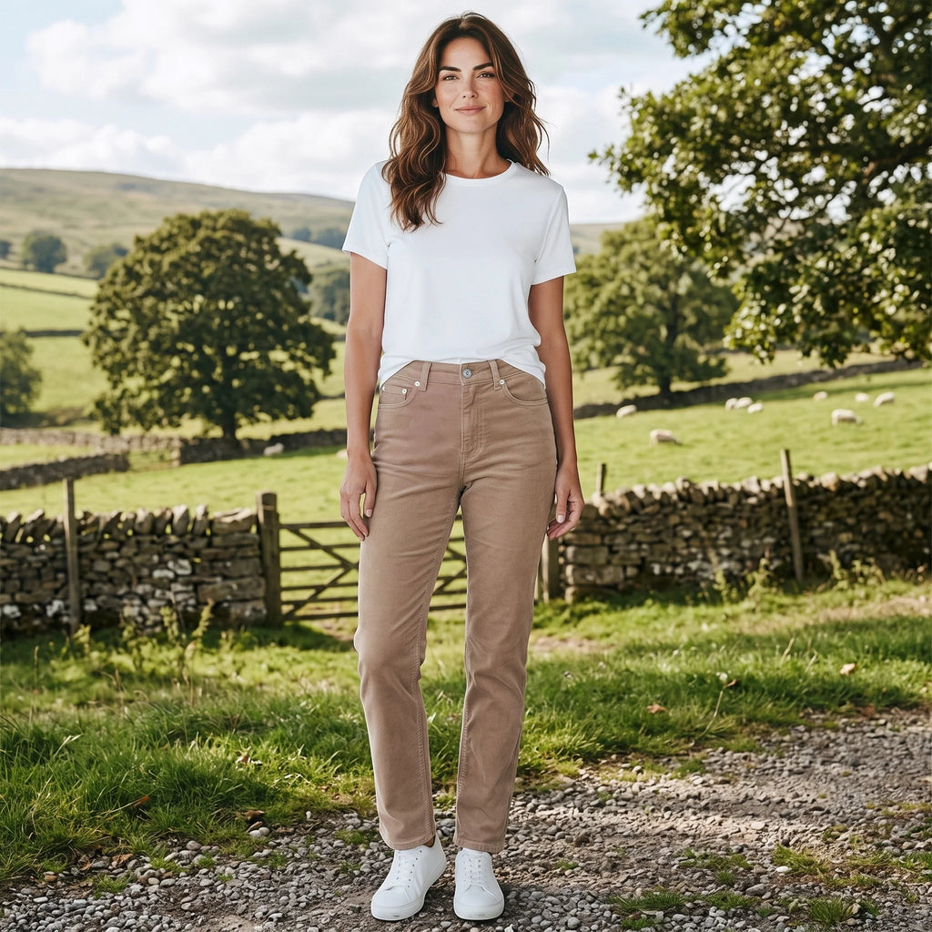 DREAM Straight Jeans in Light Cognac