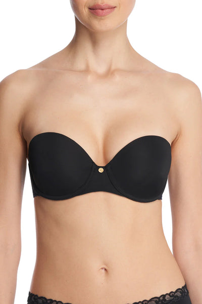 PURE LUXE Strapless Bra in Black
