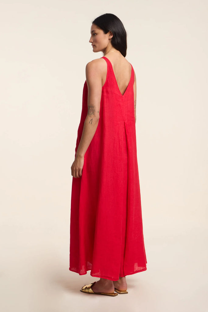 RETA Linen Tank Dress in Rio