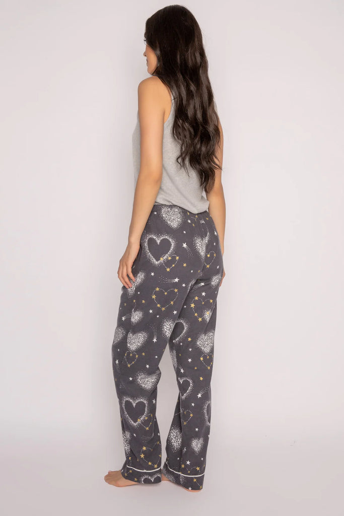 STARS Flannel Pants in Pewter