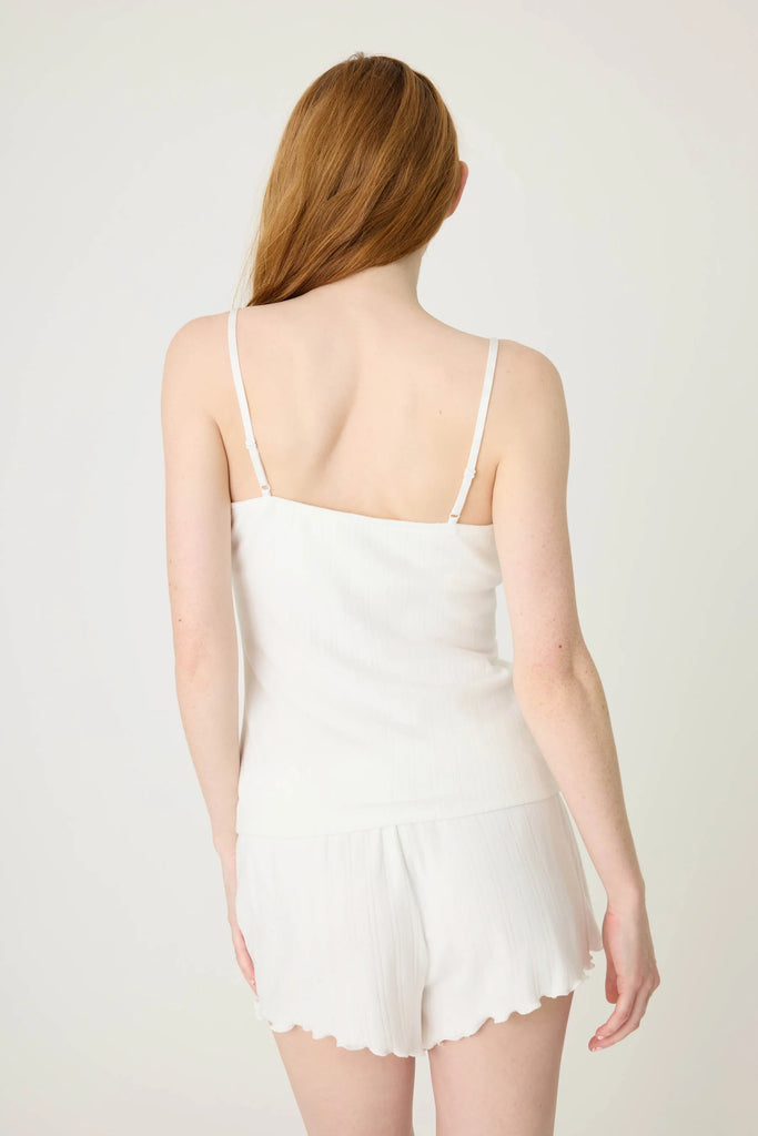POINTELLE Cami in Ivory