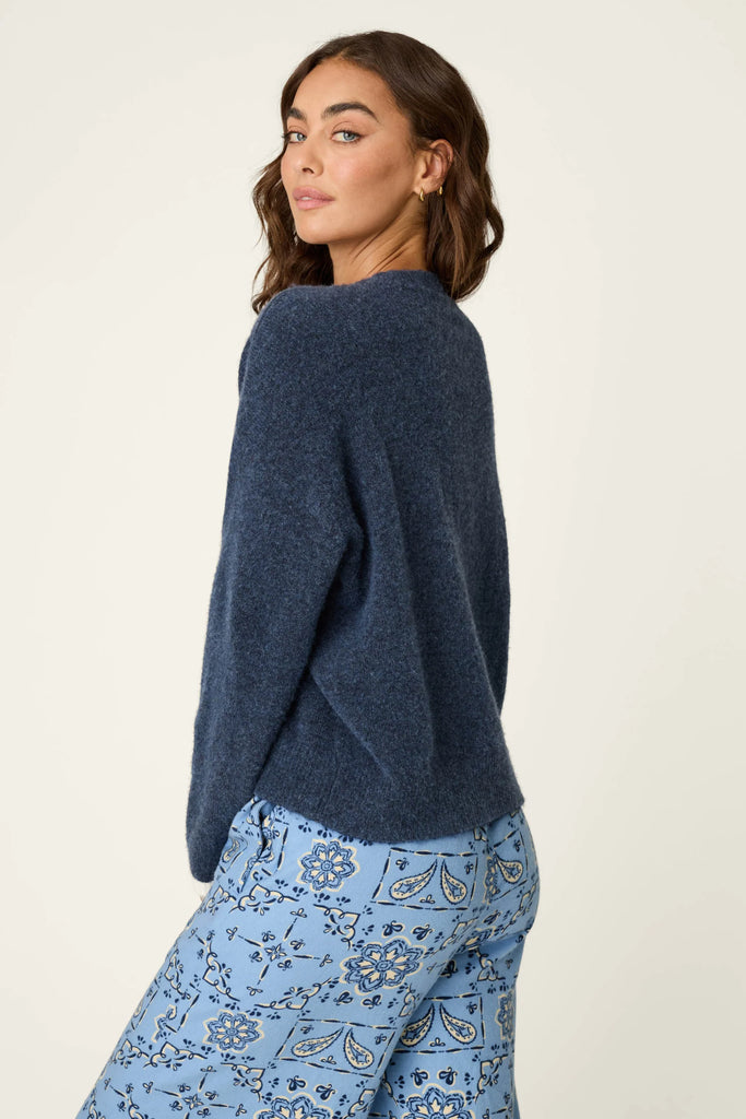 LUCKY STAR Snuggle Sweater in Indigo