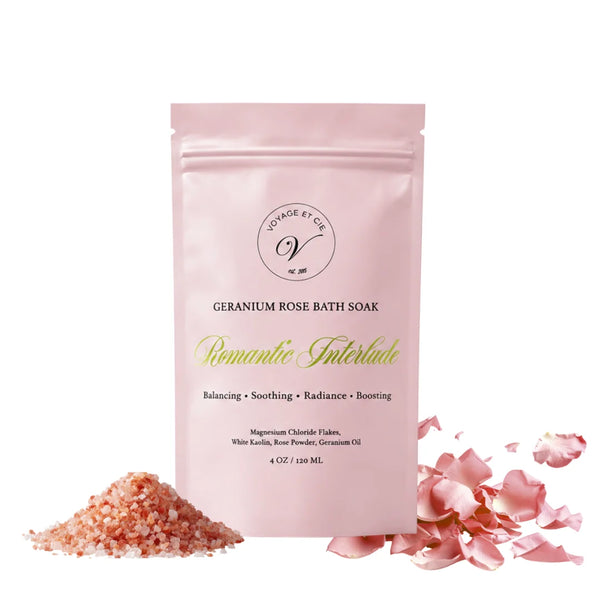 ROMANTIC INTERLUDE Geranium Rose Bath Soak