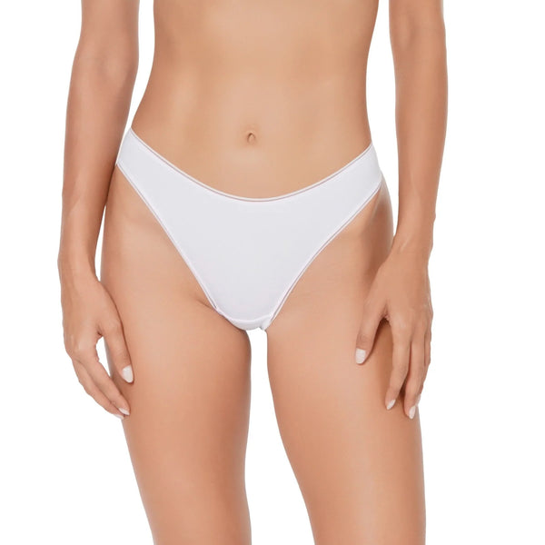 Organic Cotton Thong in White