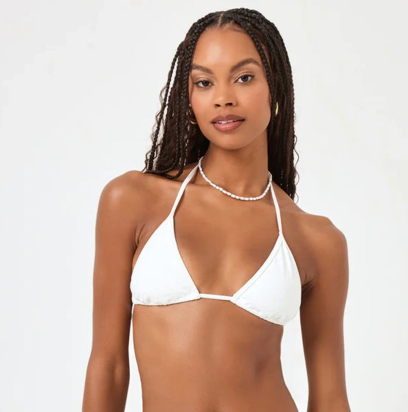ASPEN & CAMACHO Classic Bikini in White