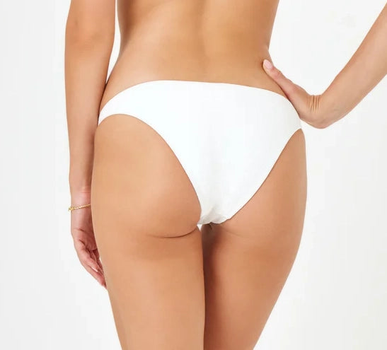 ASPEN & CAMACHO Classic Bikini in White