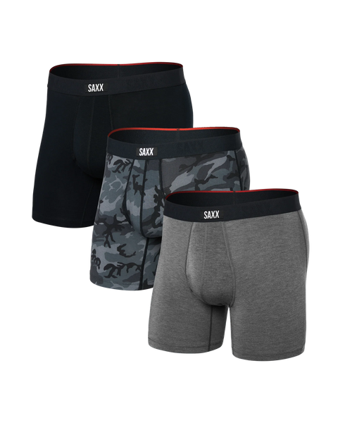 VIBE 3-Pack Xtra w/ Fly in Wood Camo/Grey/Black