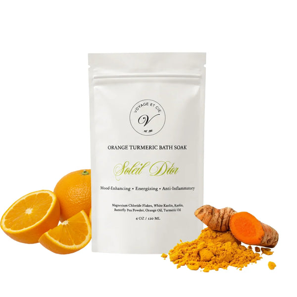 SOLEIL DETOX Orange Tumeric Bath Soak