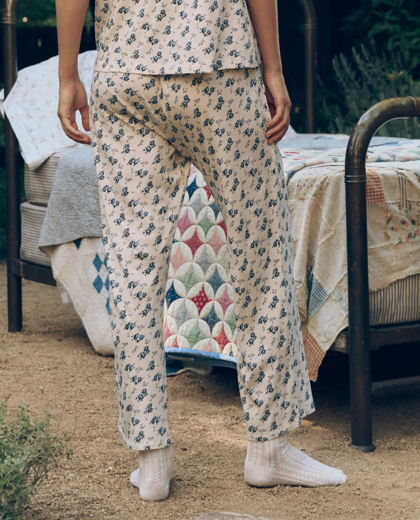 Jersey Easy Sleep Pant in Indigo Rose